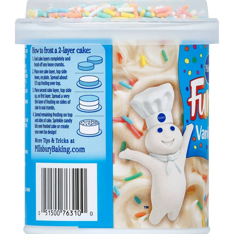 Pillsbury Funfetti Vanilla Frosting 442g