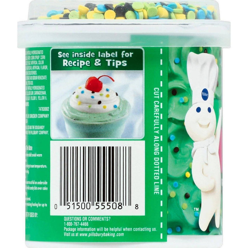 Pillsbury Funfetti Vibrant Green Vanilla Frosting 442g(Best Before Date 17/07/2025)