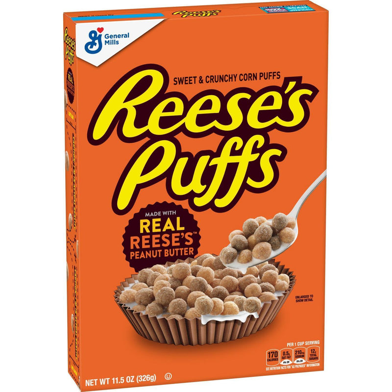 General Mills Reese's Puffs Peanut Butter Cereal 326g (Best Before Date 23/05/2024)