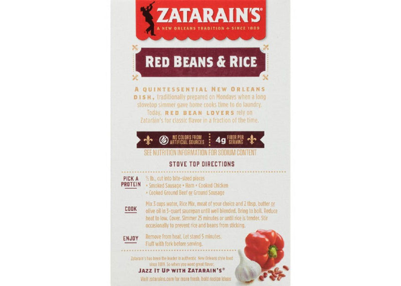 Zatarain's Red Beans and Rice Mix 226g