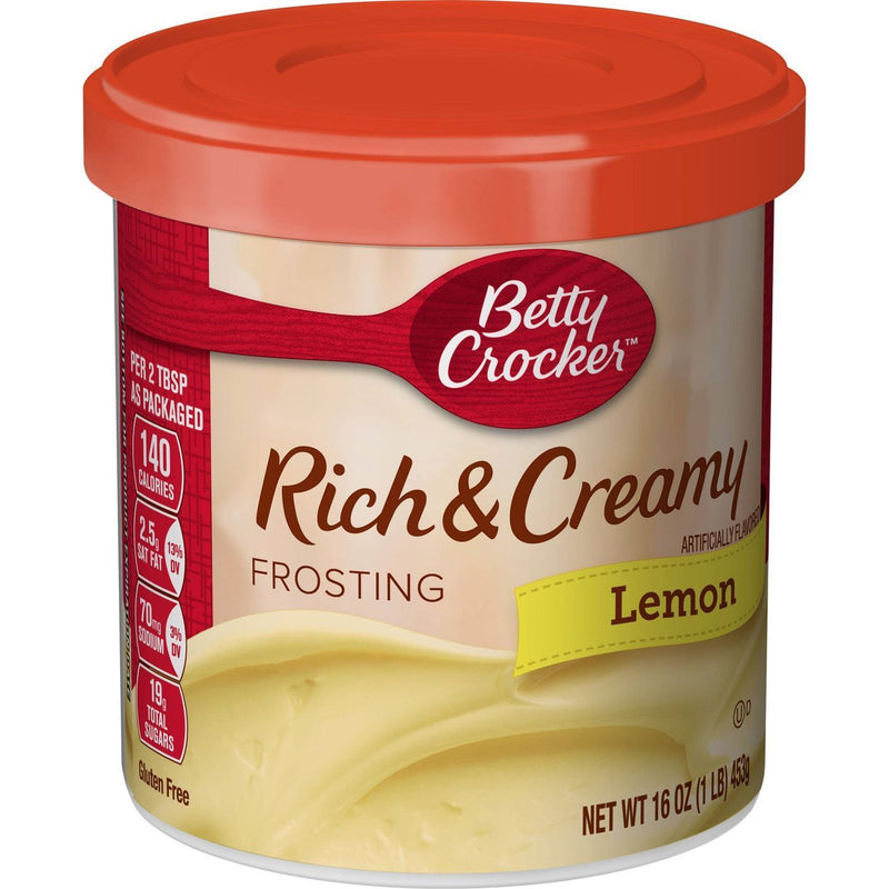 Betty Crocker Rich & Creamy Lemon Frosting 453g sold by American Grocer in the UK