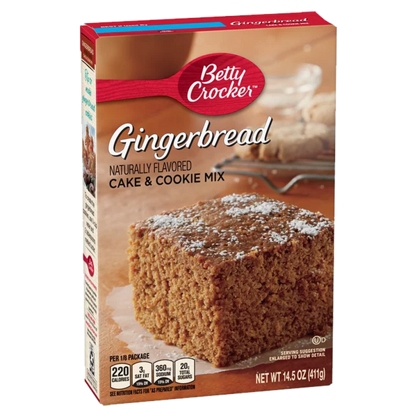 Betty Crocker Gingerbread Cake & Cookie Mix 411g sold by American Grocer in the UK