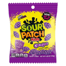 Sour Patch Kids Grape Soft & Chewy Candy Peg Bag 101g (Pack of 2)