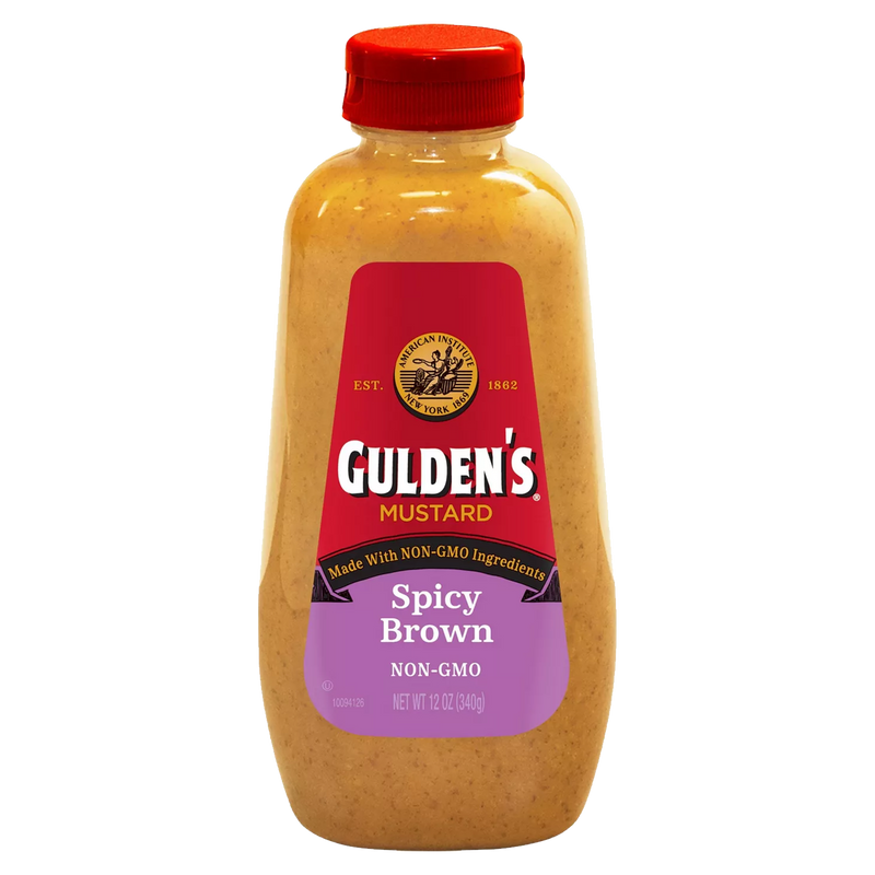 Gulden's Spicy Brown Non-GMO Mustard 340g