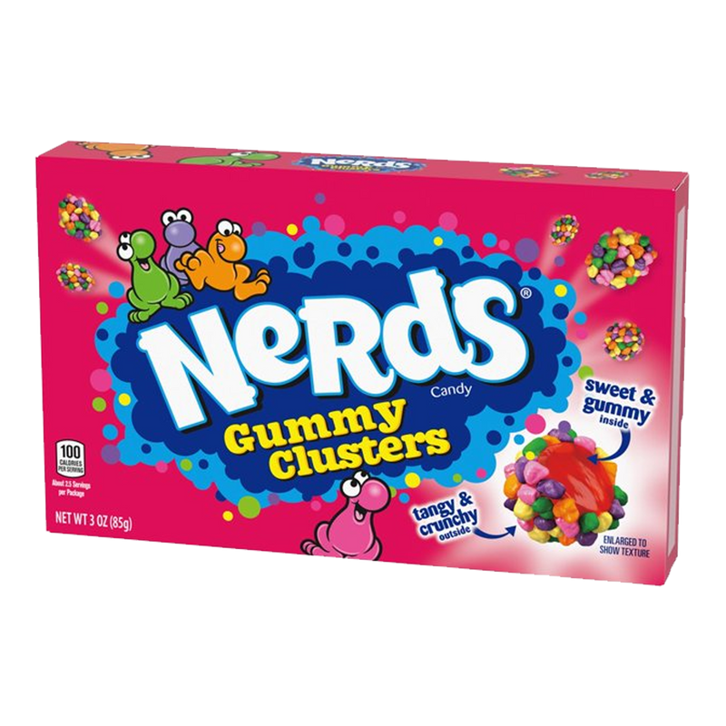 Nerds Rainbow Gummy Clusters Theatre Box 85g