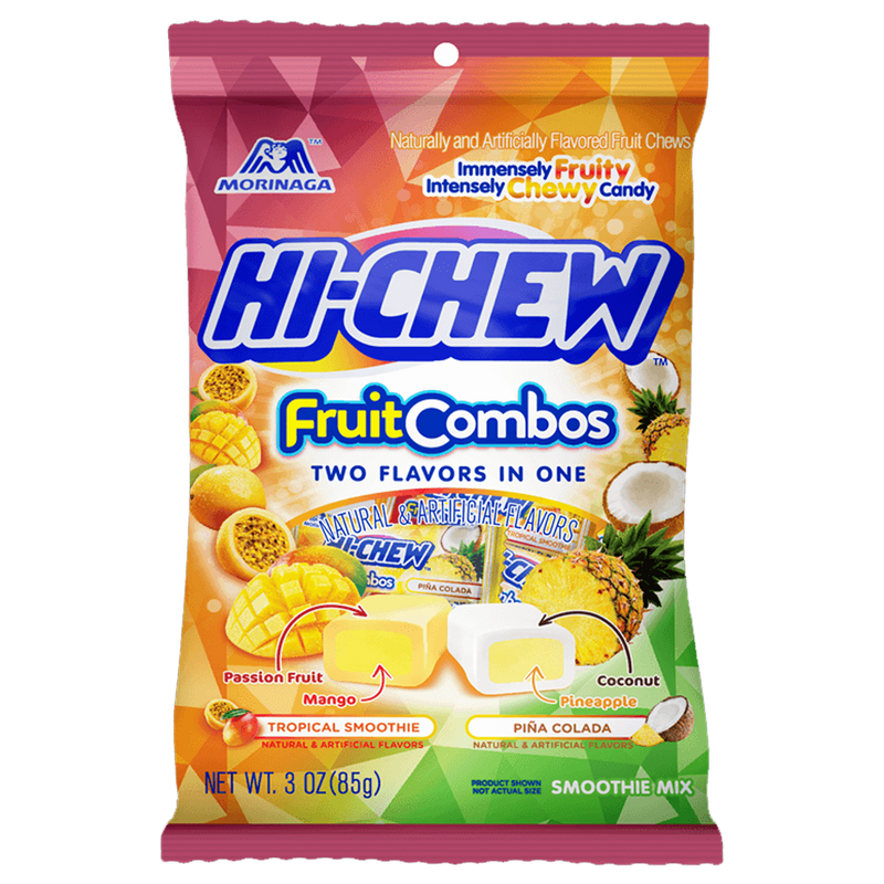 Hi-Chew Fruit Combos Smoothie Mix 85g (Tropical Smoothie, Pina Colada)