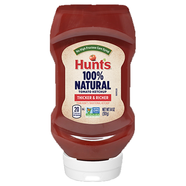 Hunt's 100% Natural Thicker & Richer Tomato Ketchup 567g