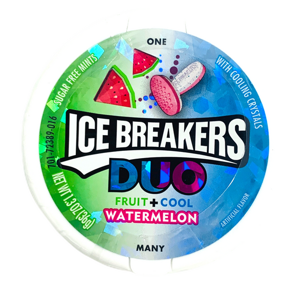 Ice Breakers Duo Watermelon Sugar Free Mints 36g