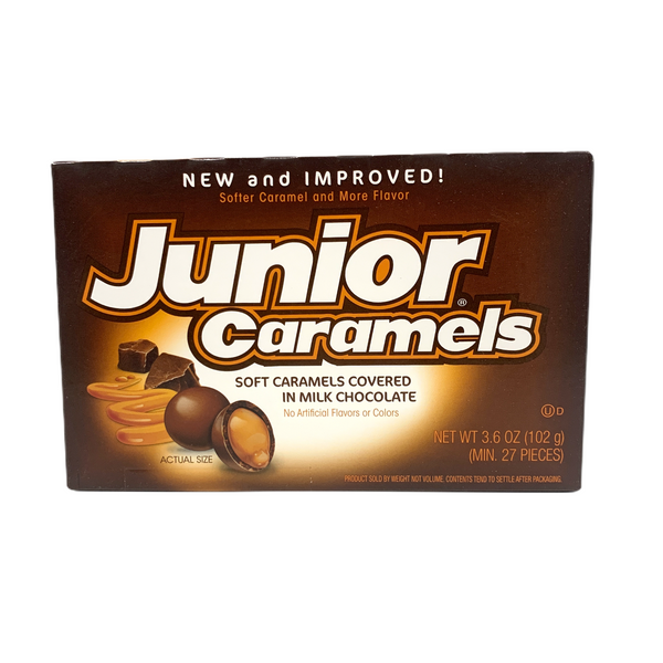 Junior Caramels Covered Milk Chocolate 102g