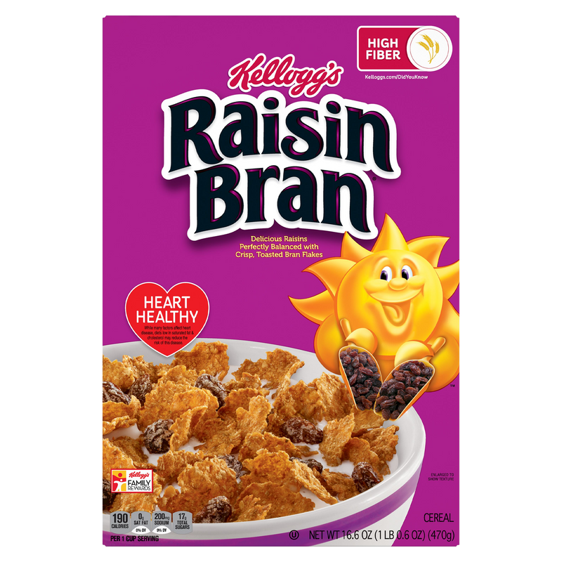Kellogg's Raisin Bran Cereal 456g