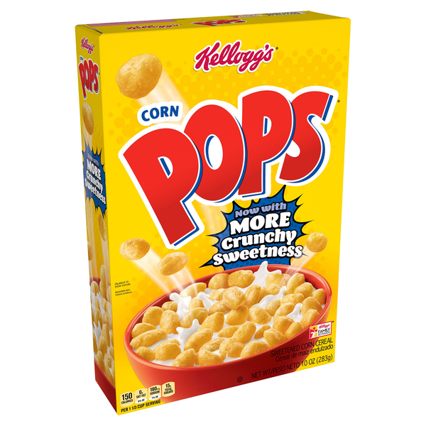 Kellogg's Corn Pops Sweetened Corn Cereal 283g