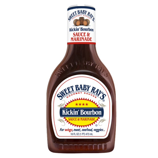 Sweet Baby Ray's Kickin' Bourbon Sauce & Marinade 473ml (Best Before : 05 Dec 2025)