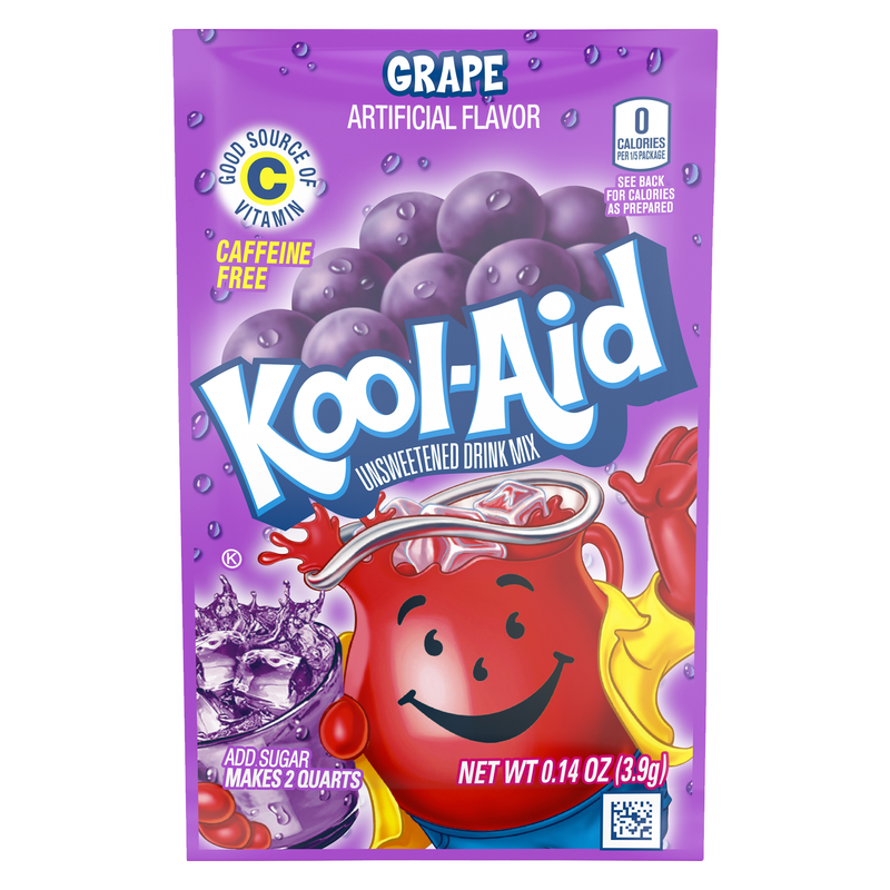 Kool-Aid Grape Unsweetened Drink Mix 3.9g