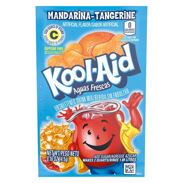 Kool-Aid Aguas Frescas Mandarina-Tangerine Unsweetened Drink Mix 4.5g