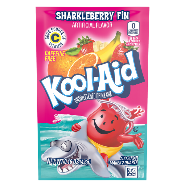 Kool-Aid Sharkleberry Fin Unsweetened Drink Mix 4.6g