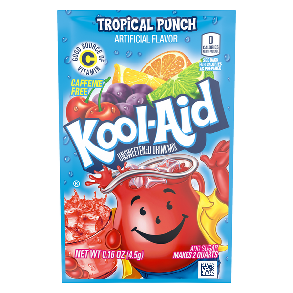 Kool-Aid Tropical Punch Unsweetened Drink Mix 4.5g