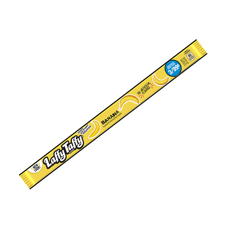 Laffy Taffy Banana Candy Ropes (24X22.9g)(Best Before Date end of 04/2025)