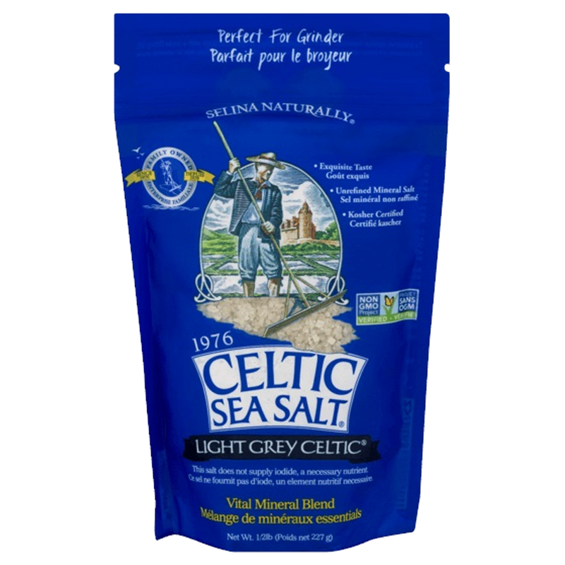 Celtic Sea Salt Light Gray Celtic 227g sold by American Grocer in the UK