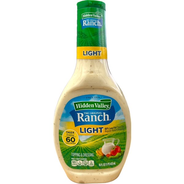 Hidden Valley Original LIGHT Ranch Salad Dressing & Topping 473ml