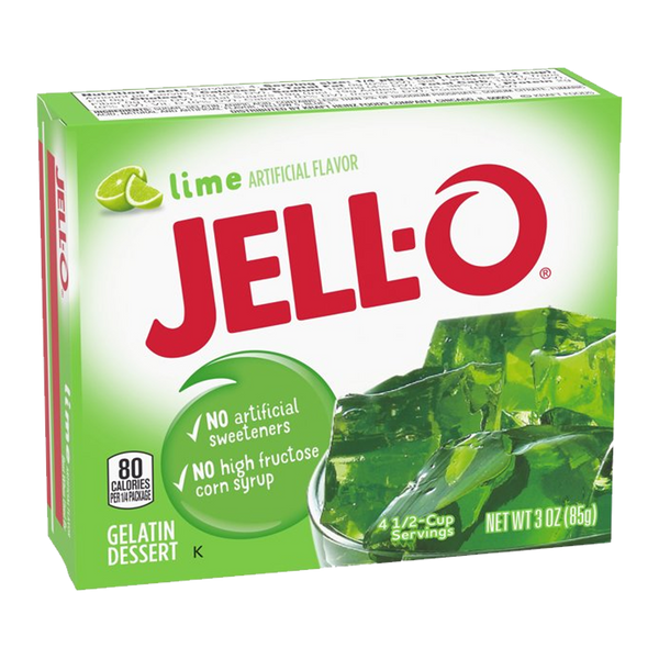 Jell-O Lime Gelatin Dessert Mix 85g