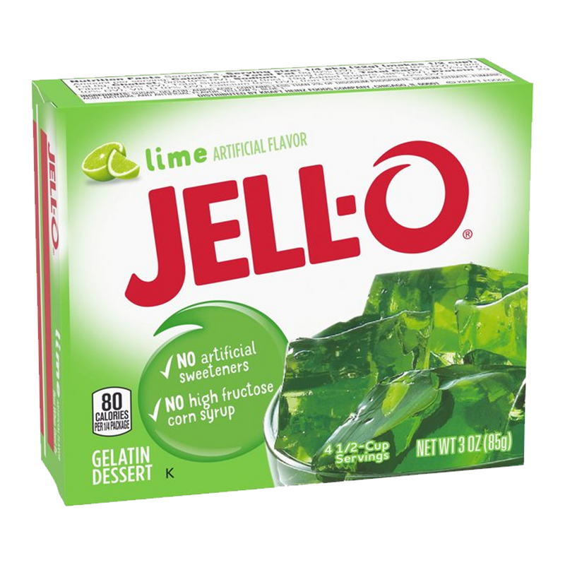 Jell-O Lime Gelatin Dessert Mix 85g