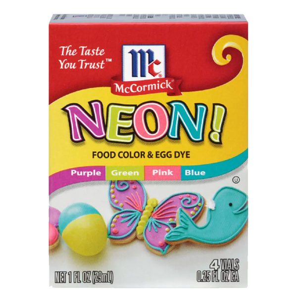 McCormick Neon! Colour & Egg DYE 29ml (Best Before Date 24/03/2024)