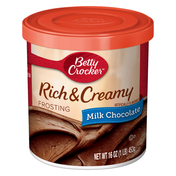 Betty Crocker Rich & Creamy Milk Chocolate Frosting 453g sold by American Grocer in the UK