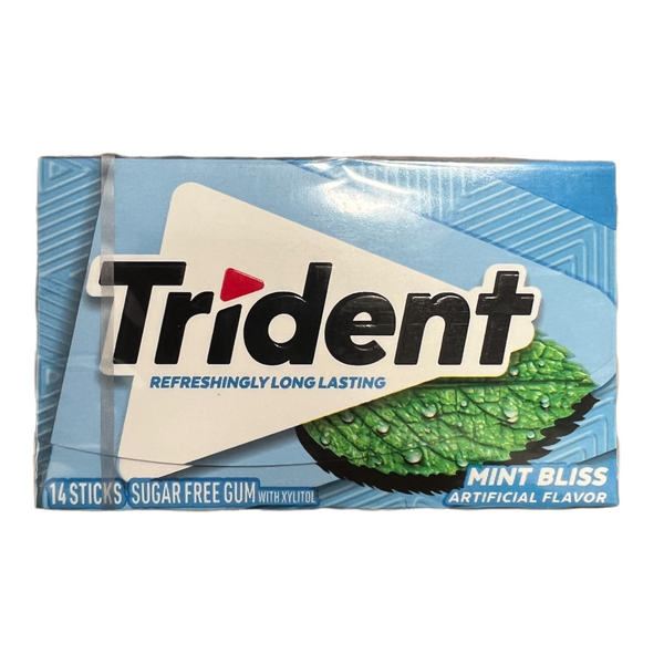 Trident Mint Bliss Sugar Free Gum 14 Sticks