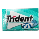 Trident Minty Sweet Twist Sugar Free Gum 14 Sticks (Best Before : 17 August 2025)