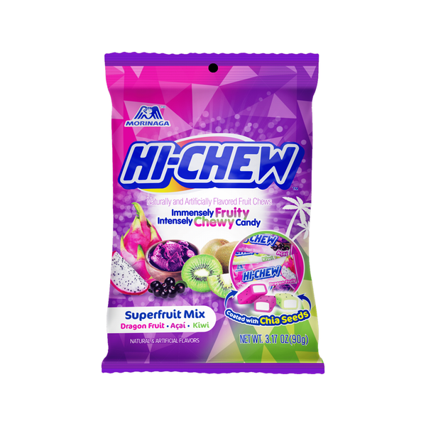 Hi-Chew Superfruit Mix 90g (Dragon Fruit, Acai, Kiwi)