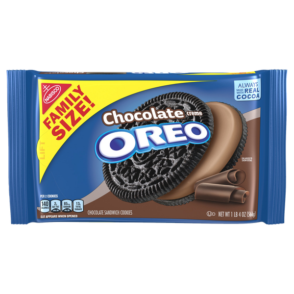 Nabisco Oreo Chocolate Creme Chocolate Sandwich Cookies 530g-Family Size (Best Before Date 13/05/2024))
