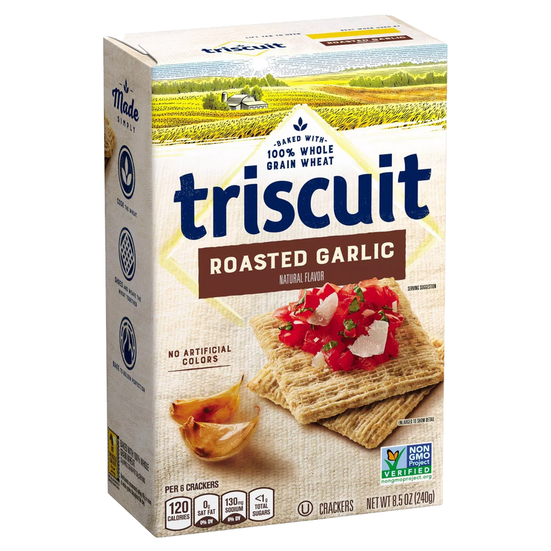 Nabisco Triscuit Roasted Garlic Crackers 240g