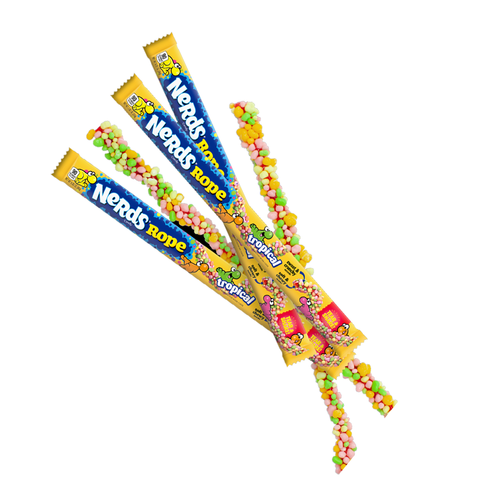 Nerds Tropical Candy Ropes 26g (Best Before Date:- 03/2026)
