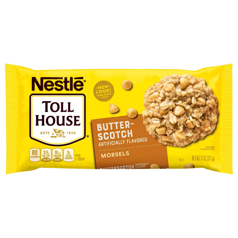 Nestle Toll House Butterscotch Flavoured Morsel 311g (Best Before Date 03/2024)