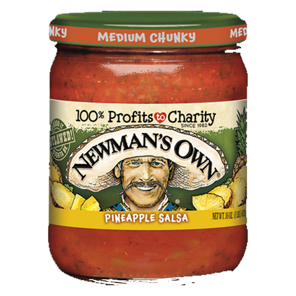 Newman's Own Medium Chunky Pineapple  Salsa 453g