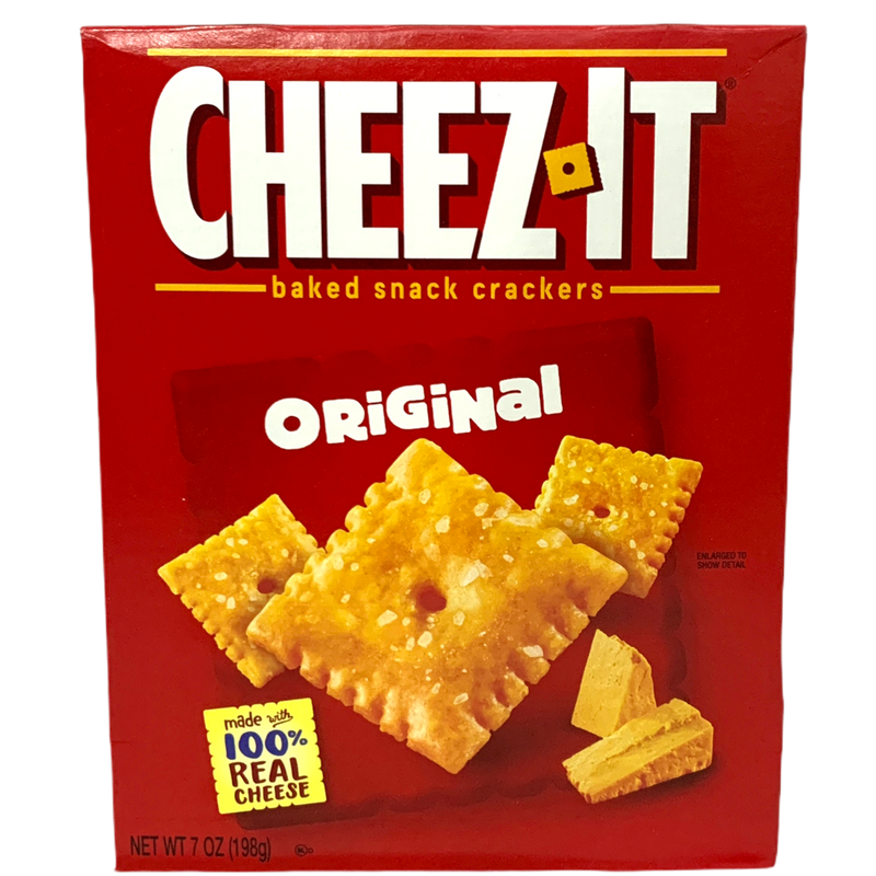 Cheez-It Original Baked Snack Crackers 198g sold by American Grocer in the UK