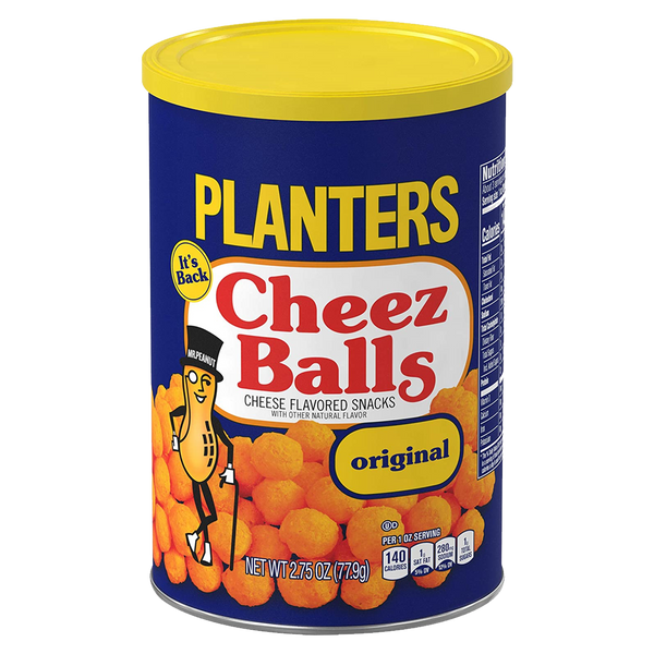 Planters Cheez Balls Original Cheese Flavoured Snacks 77.9g