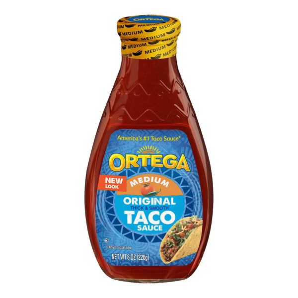 Ortega Original Medium Thick & Smooth Taco Sauce 226g