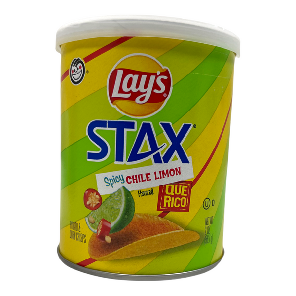 Lay's Stax Spicy Chile Limon Que Rico Potato & Corn Chips 56.7g
