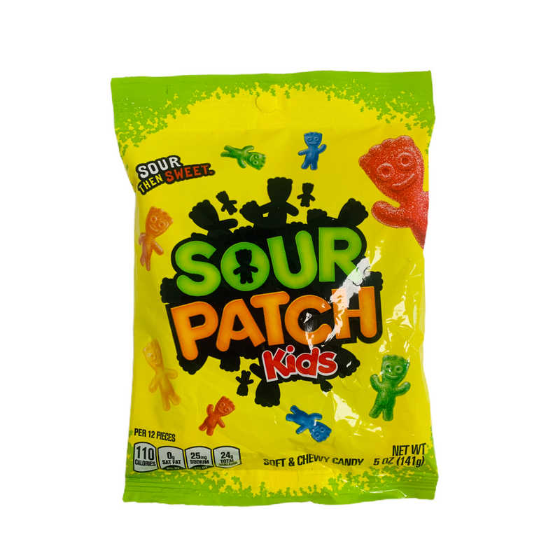 Sour Patch Kids Soft & Chewy Candy Bags 102g (Best Before Date 29/03/2024)