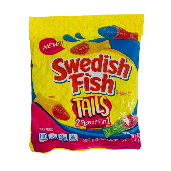 Swedish Fish Tails Soft & Chewy Candy Bags 141g
