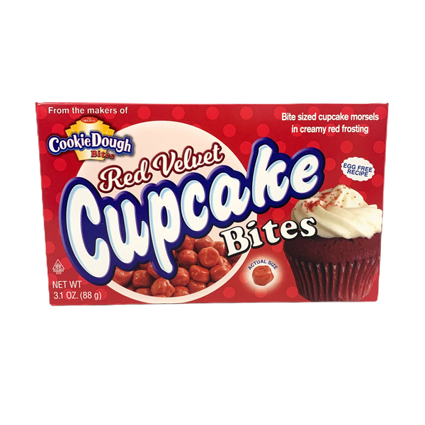 Cookie Dough Bites Red Velvet Cupcake 88g sold by American grocer Uk