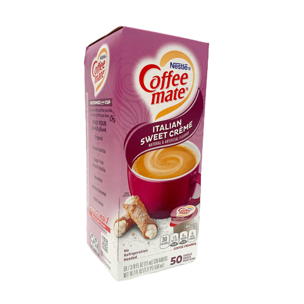 Nestle Coffee Mate Italian Sweet Creme Liquid Coffee Creamer 50ct