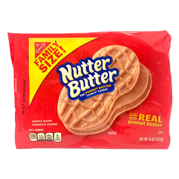 Nabisco Nutter Butter Peanut Butter Sandwich Cookies 453g (Best Before Date 25/12/2024)