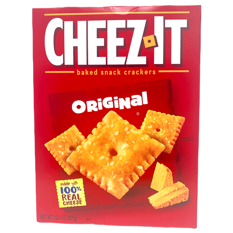 Cheez-It Original Baked Snack Crackers 351g sold by American Grocer in the UK