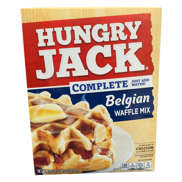 Hungry Jack Complete Belgian Waffle Mix 794g