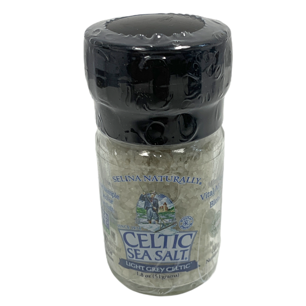 Celtic Sea Salt Light Gray Celtic Mini Grinder 51g sold by American Grocer in the UK
