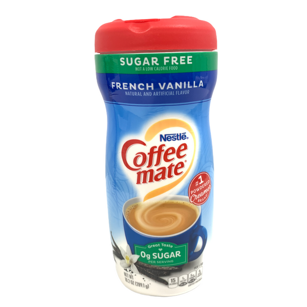 Nestle Coffee Mate Zero Sugar French Vanilla Coffee Creamer 289.1g