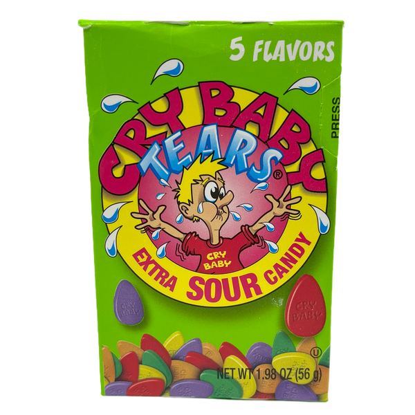Cry Baby Tears Extra Sour Candy 56g sold by American grocer Uk