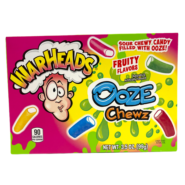 Warheads Ooze Chez Sour Chewy Candy Box 99g